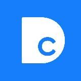 Логотип DeCenter — блокчейн, биткоин, инвестиции